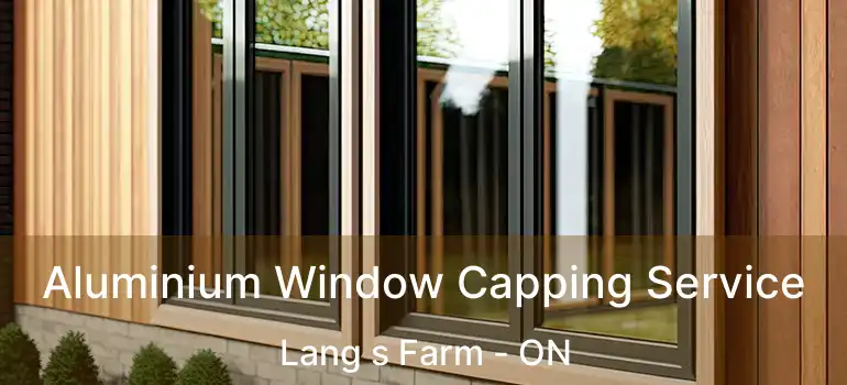  Aluminium Window Capping Service Lang s Farm - ON
