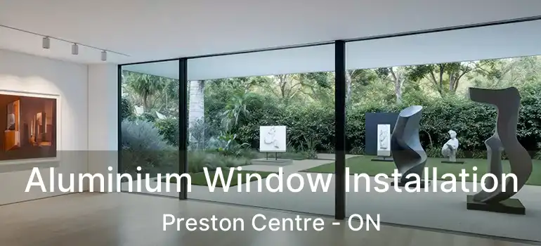 Aluminium Window Installation Preston Centre - ON