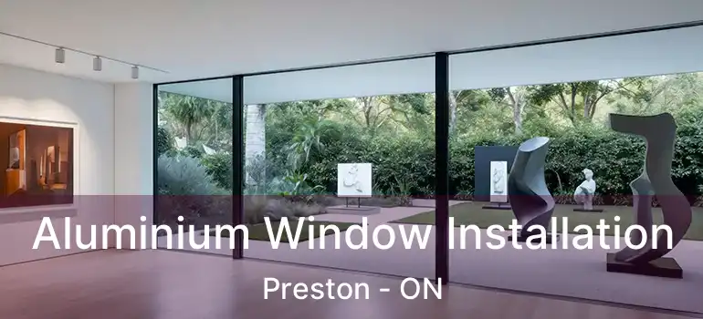  Aluminium Window Installation Preston - ON