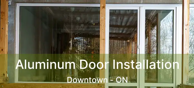  Aluminum Door Installation Downtown - ON