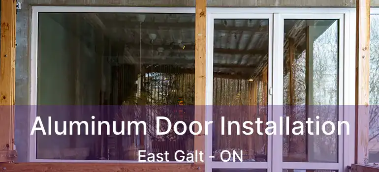  Aluminum Door Installation East Galt - ON