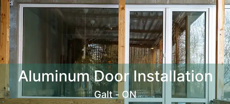  Aluminum Door Installation Galt - ON