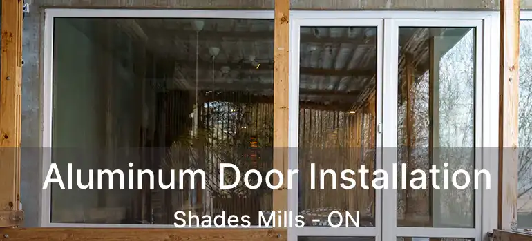  Aluminum Door Installation Shades Mills - ON