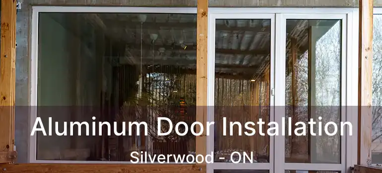  Aluminum Door Installation Silverwood - ON