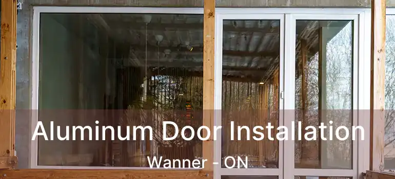  Aluminum Door Installation Wanner - ON