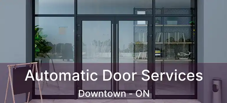  Automatic Door Services Downtown - ON