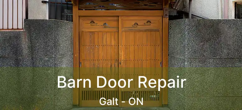  Barn Door Repair Galt - ON