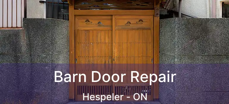  Barn Door Repair Hespeler - ON