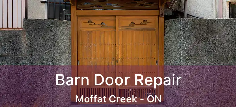  Barn Door Repair Moffat Creek - ON