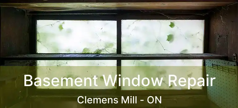  Basement Window Repair Clemens Mill - ON