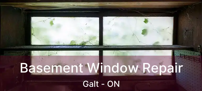  Basement Window Repair Galt - ON