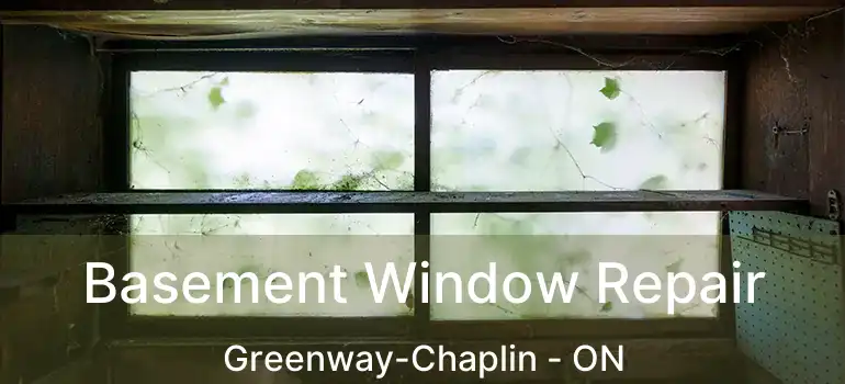  Basement Window Repair Greenway-Chaplin - ON