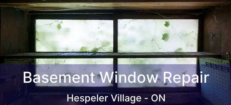  Basement Window Repair Hespeler Village - ON