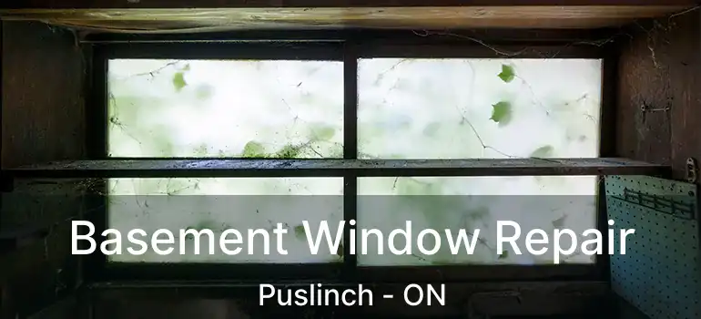  Basement Window Repair Puslinch - ON