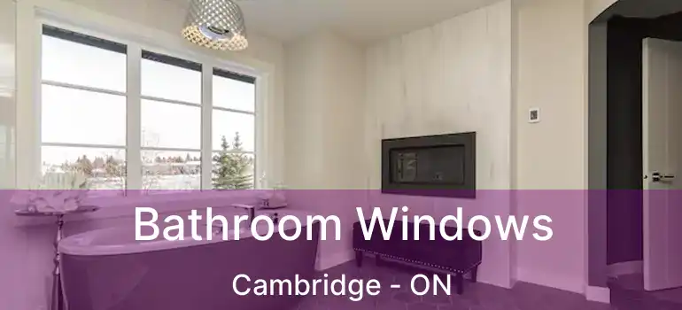  Bathroom Windows Cambridge - ON