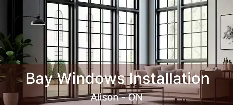  Bay Windows Installation Alison - ON