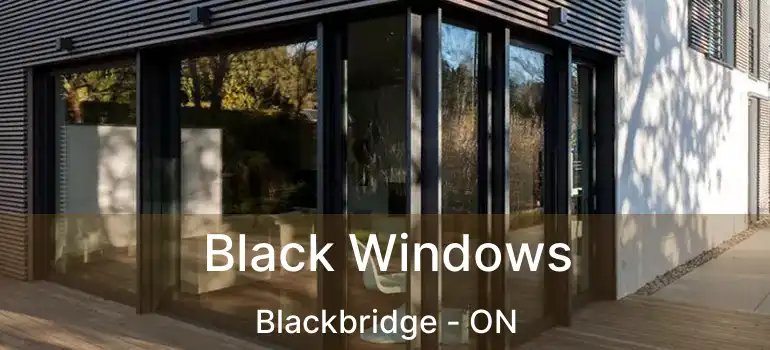  Black Windows Blackbridge - ON