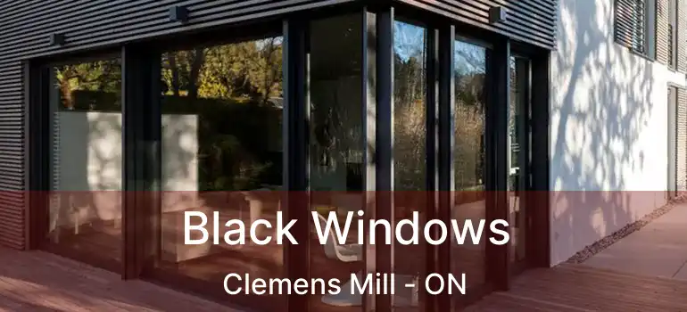  Black Windows Clemens Mill - ON