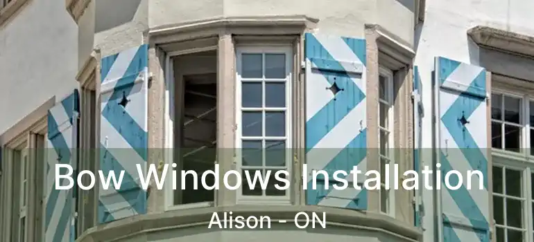  Bow Windows Installation Alison - ON