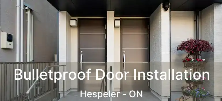  Bulletproof Door Installation Hespeler - ON