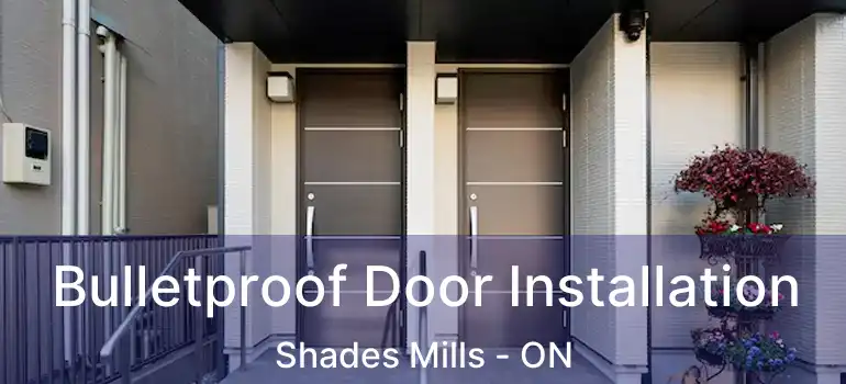  Bulletproof Door Installation Shades Mills - ON