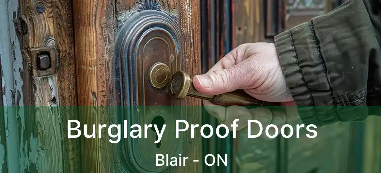  Burglary Proof Doors Blair - ON