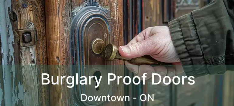  Burglary Proof Doors Downtown - ON