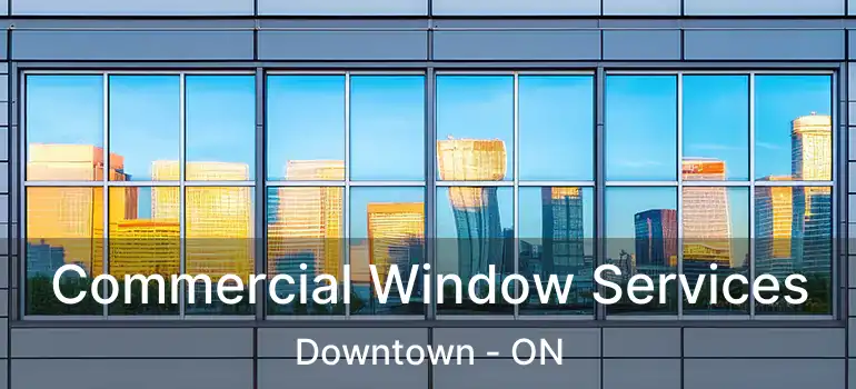  Commercial Window Services Downtown - ON