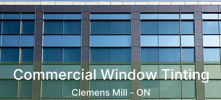  Commercial Window Tinting Clemens Mill - ON