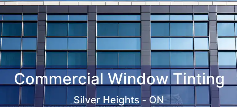  Commercial Window Tinting Silver Heights - ON