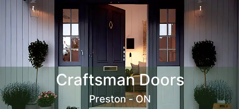  Craftsman Doors Preston - ON