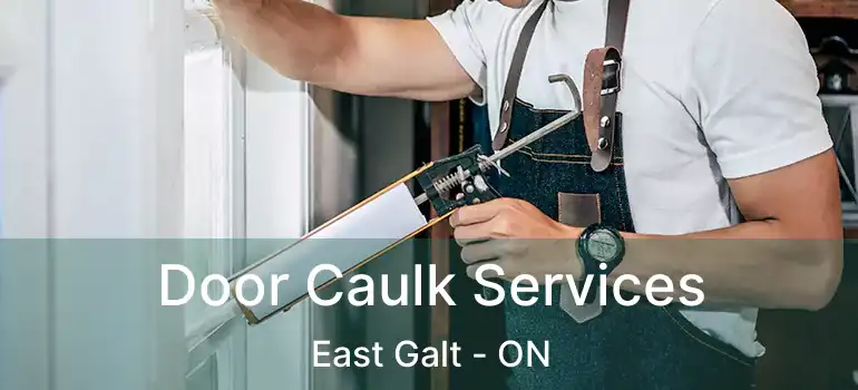  Door Caulk Services East Galt - ON