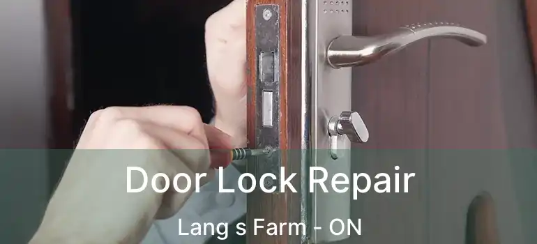  Door Lock Repair Lang s Farm - ON