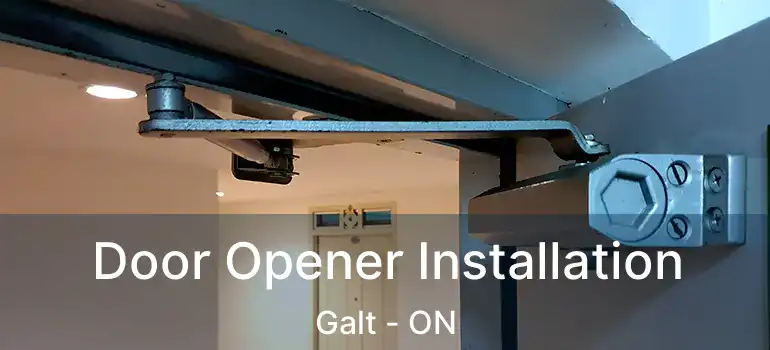  Door Opener Installation Galt - ON
