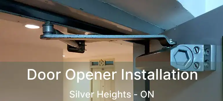  Door Opener Installation Silver Heights - ON