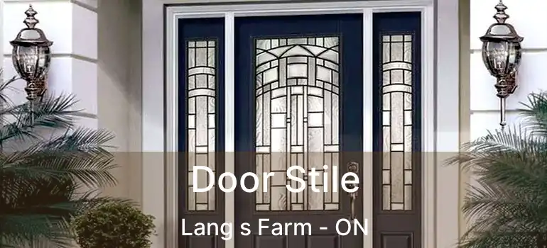  Door Stile Lang s Farm - ON