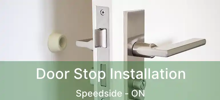  Door Stop Installation Speedside - ON