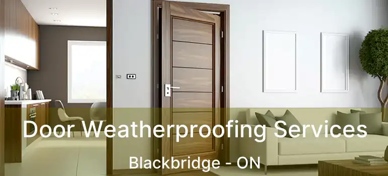  Door Weatherproofing Services Blackbridge - ON