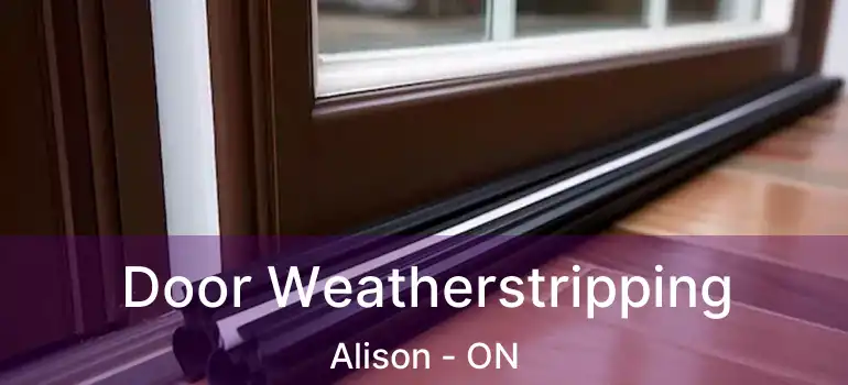  Door Weatherstripping Alison - ON