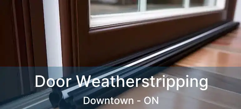 Door Weatherstripping Downtown - ON