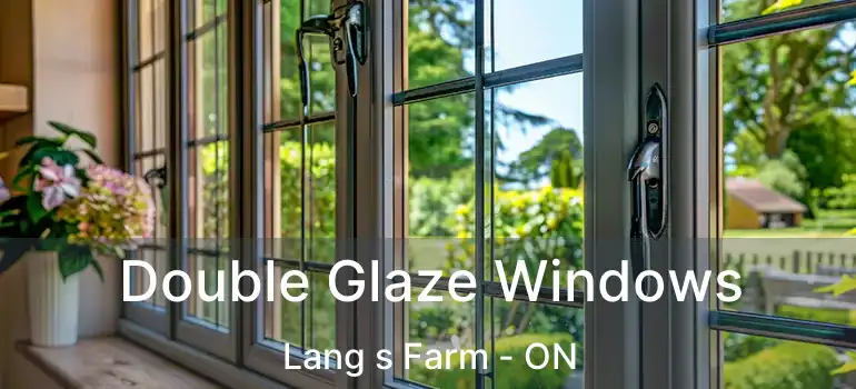  Double Glaze Windows Lang s Farm - ON