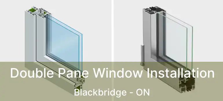  Double Pane Window Installation Blackbridge - ON