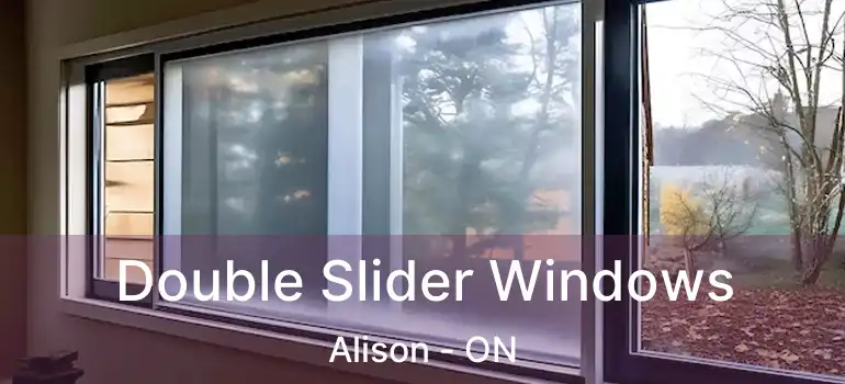  Double Slider Windows Alison - ON