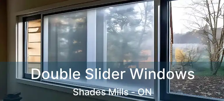 Double Slider Windows Shades Mills - ON