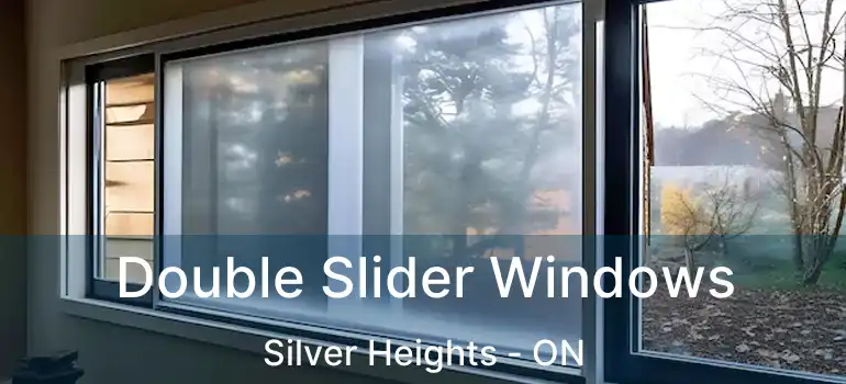  Double Slider Windows Silver Heights - ON