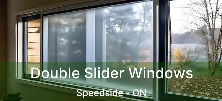  Double Slider Windows Speedside - ON