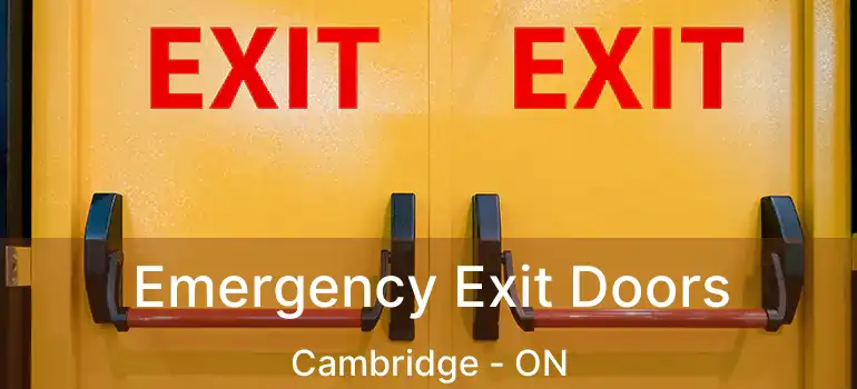  Emergency Exit Doors Cambridge - ON