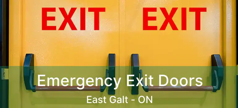 Emergency Exit Doors East Galt - ON