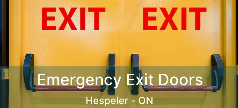  Emergency Exit Doors Hespeler - ON