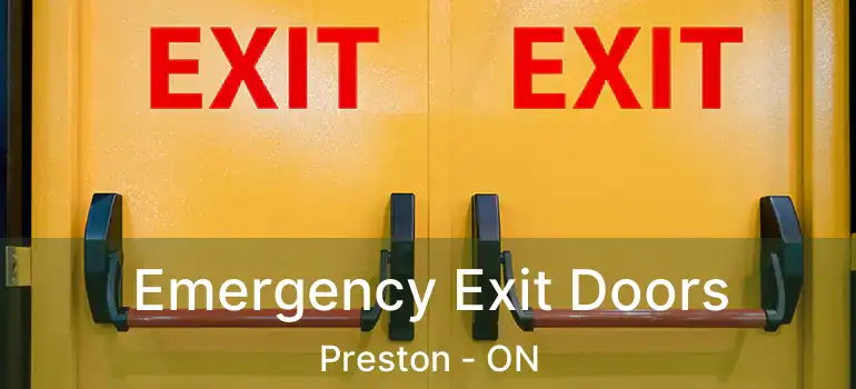  Emergency Exit Doors Preston - ON